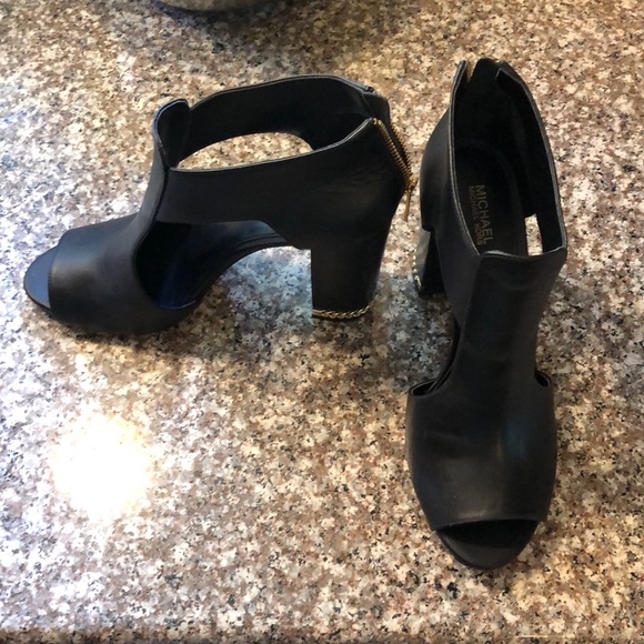 Michael Kors Shoes - Michael Kors peep toe bootie Michael Kors Shoes - Michael Kors peep toe bootie